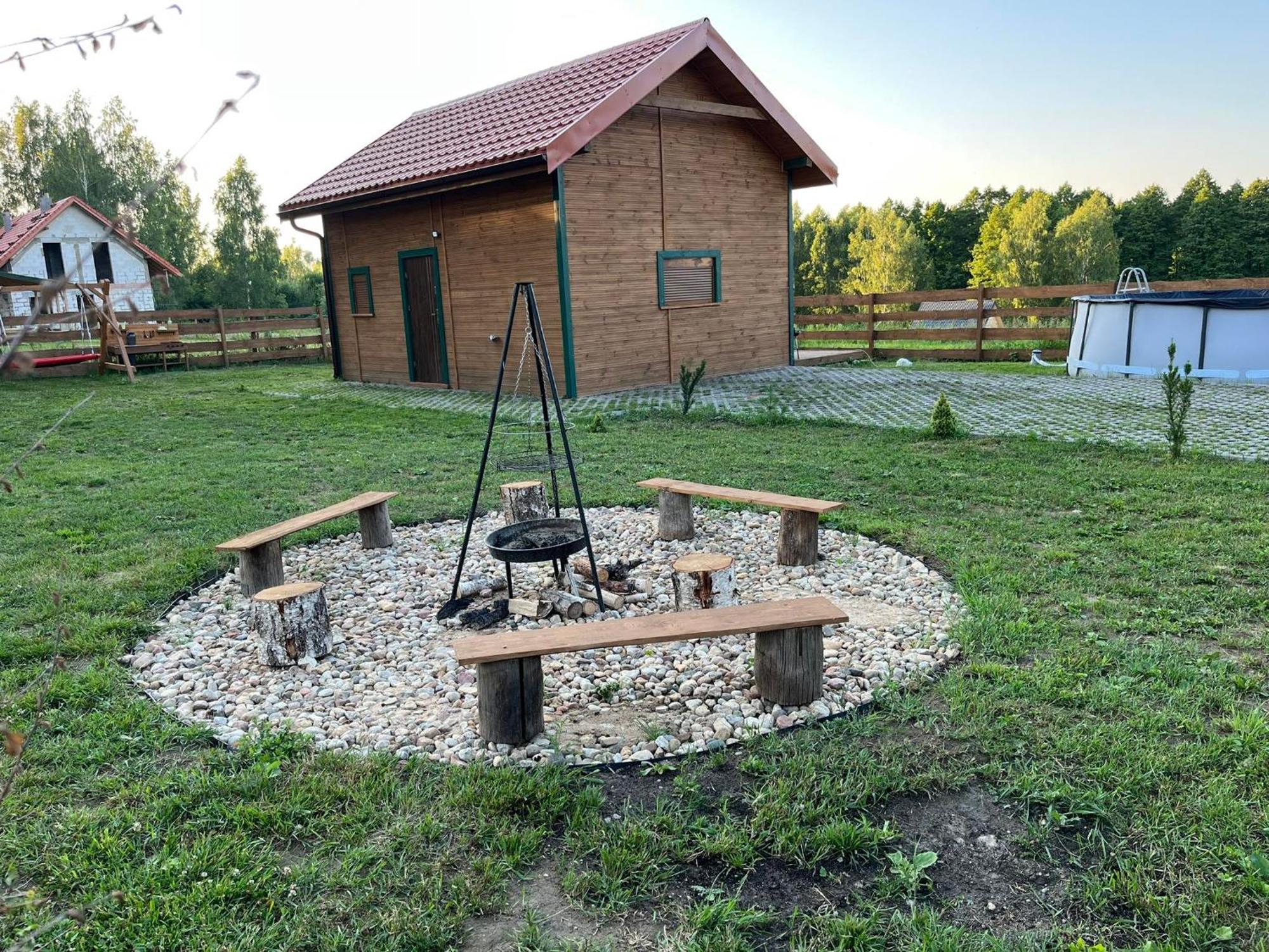 Zielona Chatka Nad Sapina Pozezdrze Exterior photo